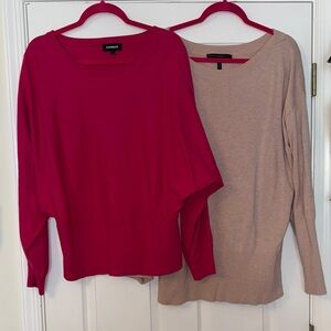 Pink Cozy Sweaters Light pink & Dark Pink